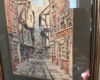 The Shambles York" by artist P.B. Rennison. $60