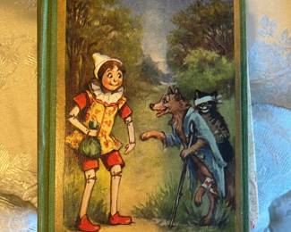 Antique Pinocchio – Saalfield Publishing – Frances Brundage Illustrated – Hardcover