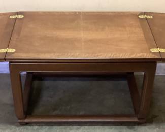 MID CENTURY WALNUT FLIP TOP COFFEE TABLE NO SHIPPING PICKUP ONLY
