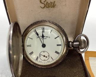 VTG. SEARS ROBUCK 17 JEWEL POCKET WATCH WATCH IS FUNCTIONAL. BICENTENNIAL SERIES WITH ARNEX TIME CO. INC. MECHANISM