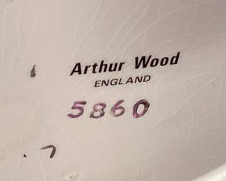 ARTHUR WOOD FLORAL #5860 TEAPOT