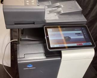 KONICA MINOLTA BUZHUB 4750i COPIER, SCANNING MACHINE, ERROR CODE NO SHIPPING PICKUP ONLY