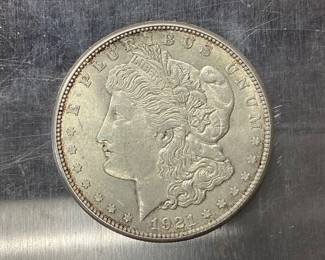 1921-S MORGAN SILVER DOLLAR SAN FRANCISCO MINT