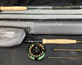  TFO NXT FLY ROD/REEL KIT & TFO SIGNATURE II FLY FISHING ROD, 8ft 4wt, TF 04 80 2S TFO NXT LA 1 REEL