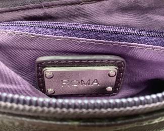 2 CROSSBODY ROMA LEATHERS CONCEALED CARRY PURSES WITH SLASH RESISTANT SHOULDER STRAPS