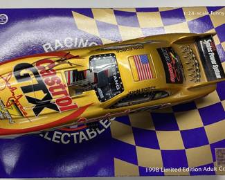 JOHN FORCE 1998 MUSTANG FUNNY CAR DIE CAST 1/24 SCALE LIMITED EDITION FROM ACTION PLATINUM SERIES COLLECTIBLES
