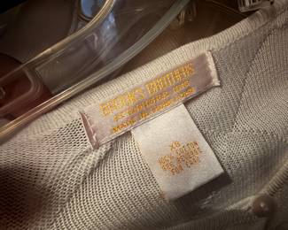 Brooks Brothers Cotton Cardigan | Classic Cream / Off-White | $40