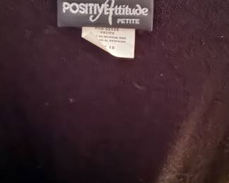 Positive Attitude Petite garment | Textured knit fabric, petite-specific fit, and classic scoop/rounded neckline. | $30 