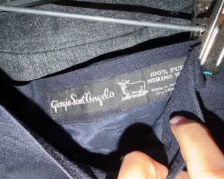  Vintage Giorgio Sant'Angelo 100% Pure Merino Wool Piece | $100