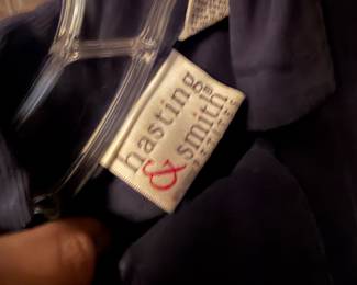  Hasting & Smith Petites Navy Garment |  Lightweight and soft-textured (likely a woven or knit blend) | $40