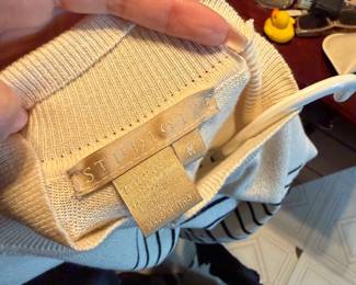 Vintage Studio 121 Striped Knit Top | Made in Italy (Authentic woven gold-tone label) | $40