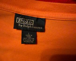  Polo by Ralph Lauren shirt. Crafted from 100% premium cotton, | Excellent pre-owned condition; the color is bold and the fabric is crisp with no visible signs of fading or pilling | $50