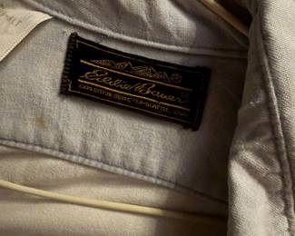 Eddie Bauer Expedition Outfitter Shirt | Good vintage condition; the fabric has a soft, lived-in feel with a small, faint character mark near the collar as shown. |  $40