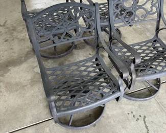 Four Outdoor Chairs