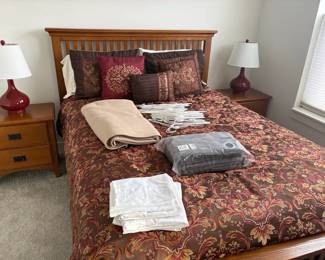  017 Mission Style Oak Dresser And Mirror