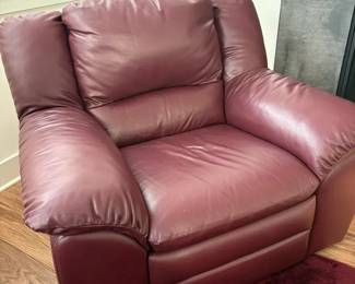  004 Leather Recliner Chair By Natuzzi