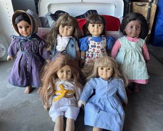 Vintage 1990s American girl dolls