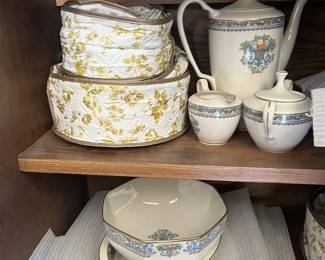 lenox autumn fine china and china hutch cabinet