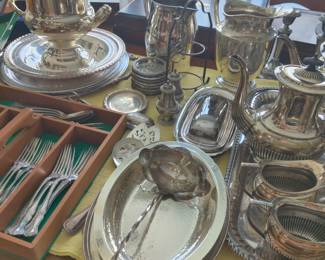 Antique Silver plate sets