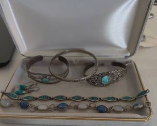 Native American Turquoise Sterling Jewelry 