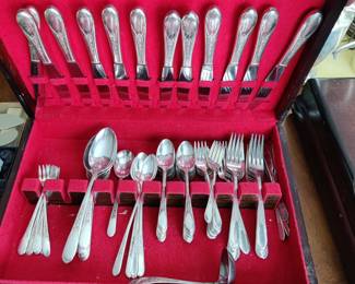 silver plate flatware