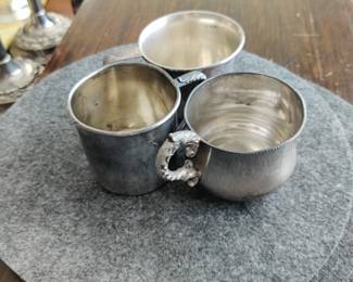 Sterling silver cups