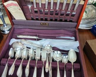 silver plate flatware