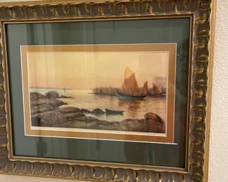 signed watercolors, beautifully framed