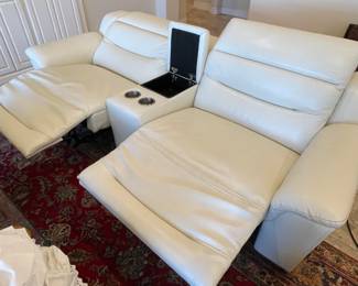 Includes console , but can be connected without it.  There are 2 of these sets.