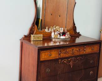 Antique walnut dresser 