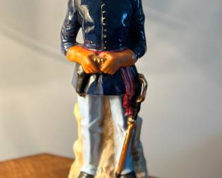 Arnart imports Captain Infrantry Union Army ceramic decanter 