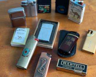 Collection of vintage lighters 