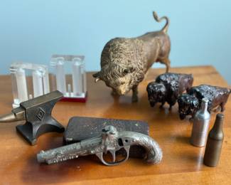 Brass American Bison 