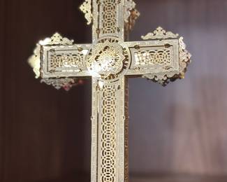 Baldwin brass co 3 D cross 