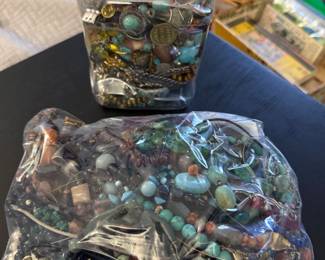 Mixed Jewelry Jar & bag