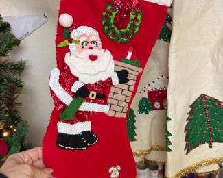 Vintage Christmas Stocking