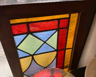 Vintage Statined Glass