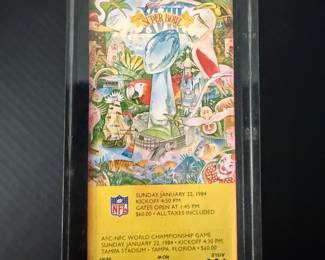 Vintage Super Bowl Ticket