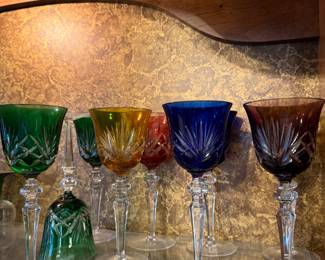 Bohemian Glass Stemware