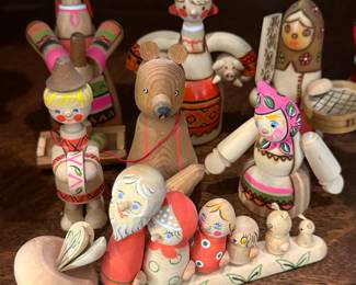 German Wood Figurines