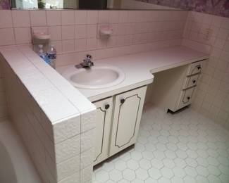 Master bath vanity