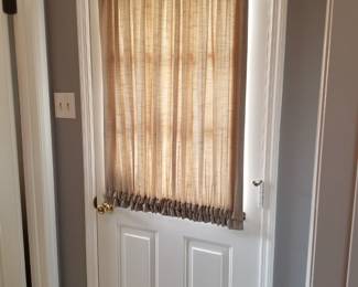 Entry door - interior view