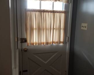 Entry door - interior view