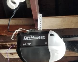 LiftMaster garage door opener with remote