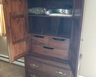 Bedroom furnishings by Ethan Allen: armoire