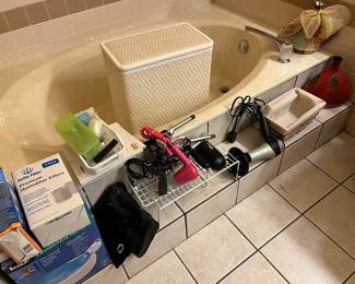 HAMPER, HAIR TOOLS & MISC.