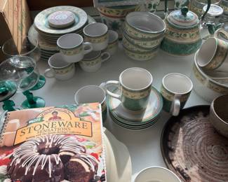 PAMPERED CHEF STONEWARE, PFALTZGRAFF DISHES