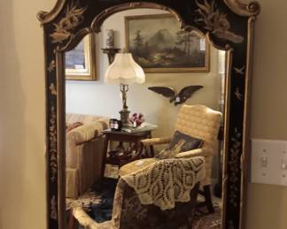 Chinoiseried mirror