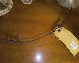 Barbed wire from Normandy Beach