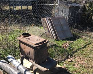 Castiron heater, old windows